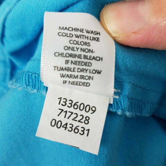 J. Jill Pants Capri Turquoise Blue 12 Slim Stretch Cotton Flat Front Crop 717228 - Picture 7 of 11